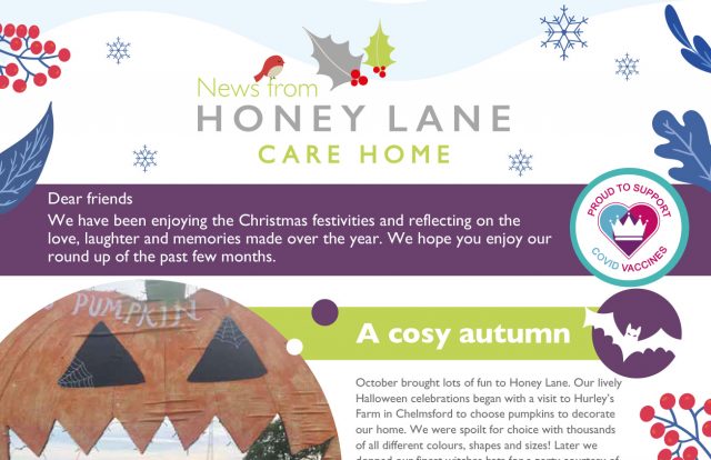 Honey Lane Winter newsletter